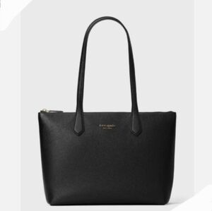 NWOT Kate Spade Pebbled Black Leather Tote